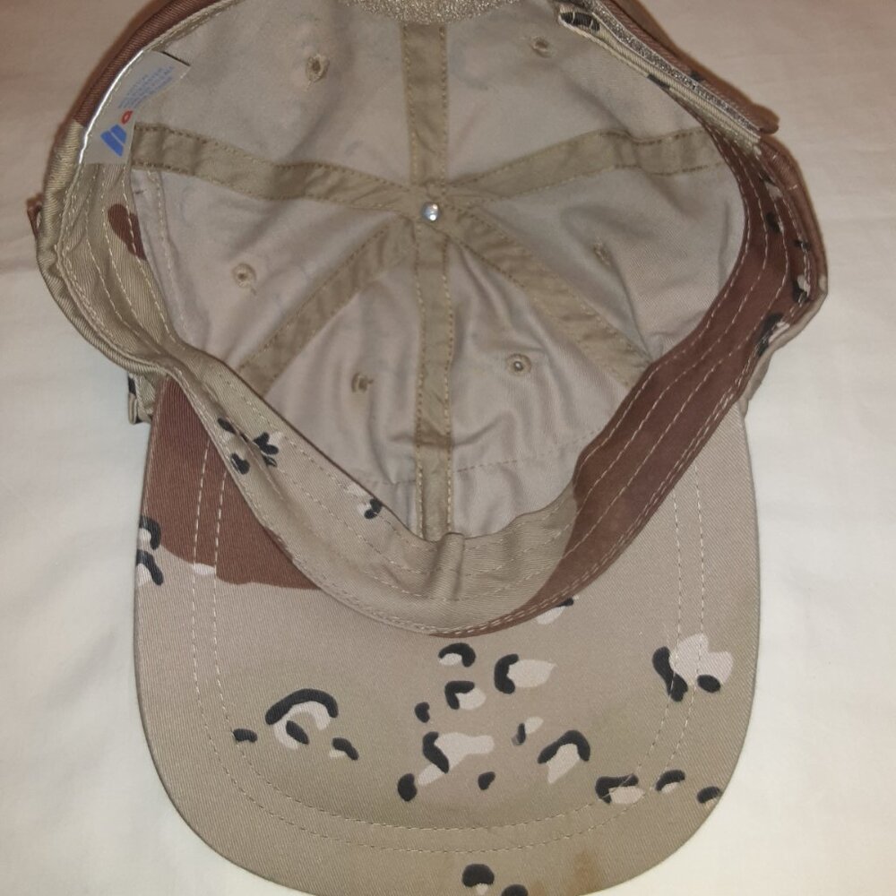 Desert Camouflage Baseball Cap Hat Lid Cover * 3 Pockets! * EUC * NOT USGI * - Picture 7 of 10